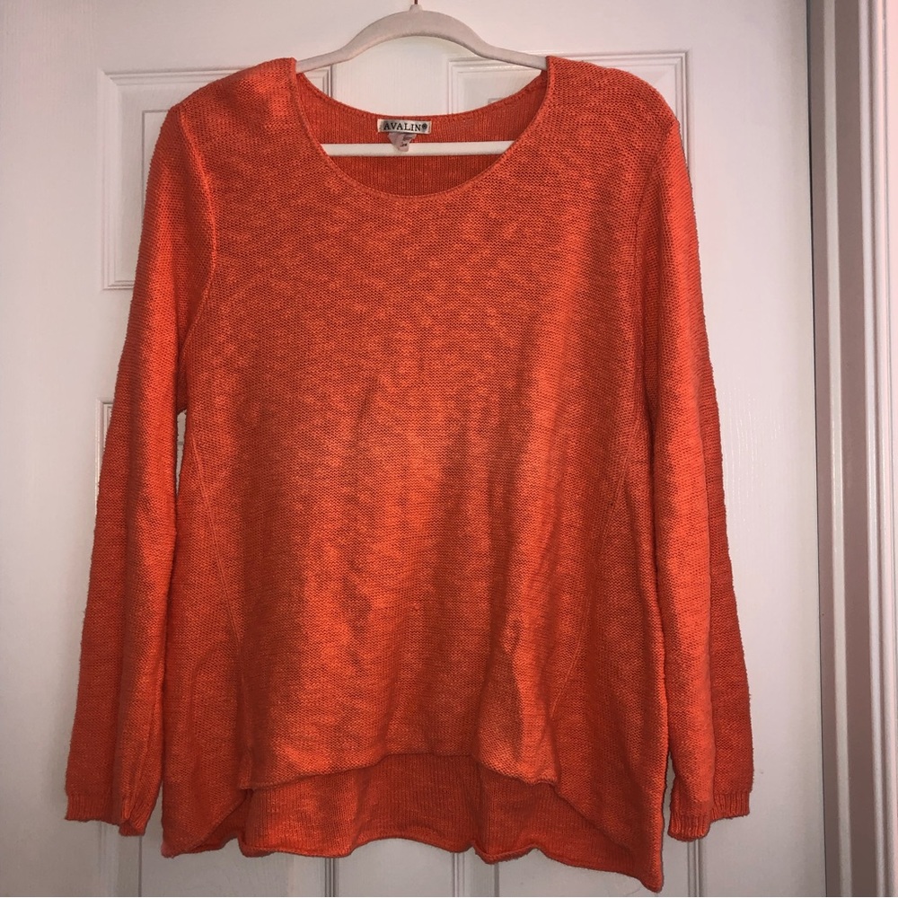 Orange sweater